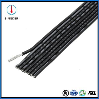 China Factory Manufacturer Flexible PVC XLPE Cable 6 8 10 14 Pin Flat Ribbon Cable for Lamps